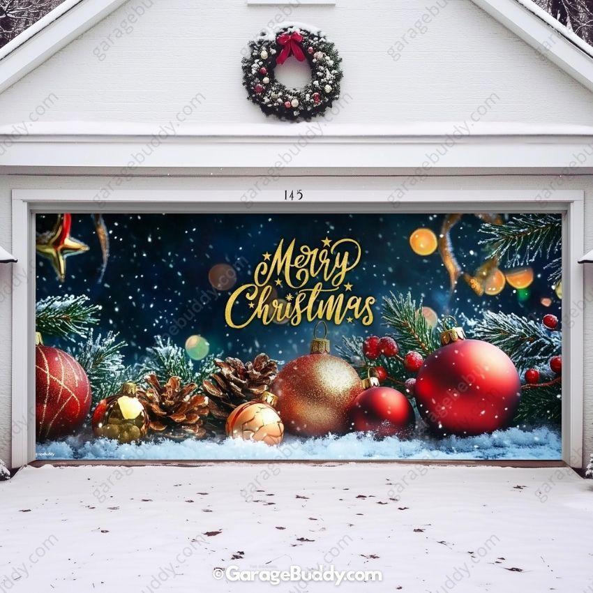 Merry Christmas | Christmas Garage Door Cover - Image 9
