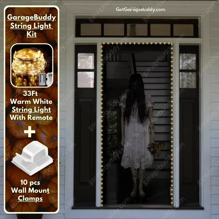 Possessed Girl | Halloween Front Door Cover - Image 4