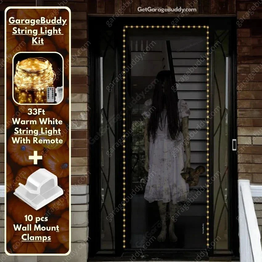 Possessed Girl | Halloween Front Door Cover - Image 5
