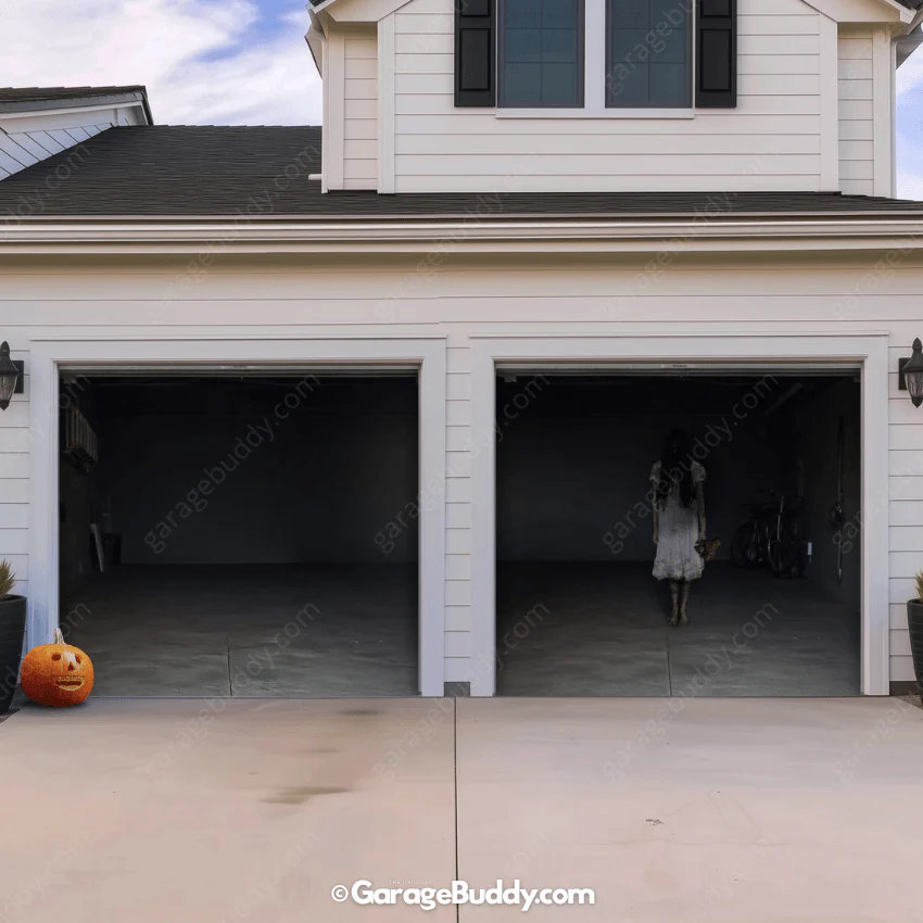Possessed Girl | Halloween Garage Door Cover - Image 13