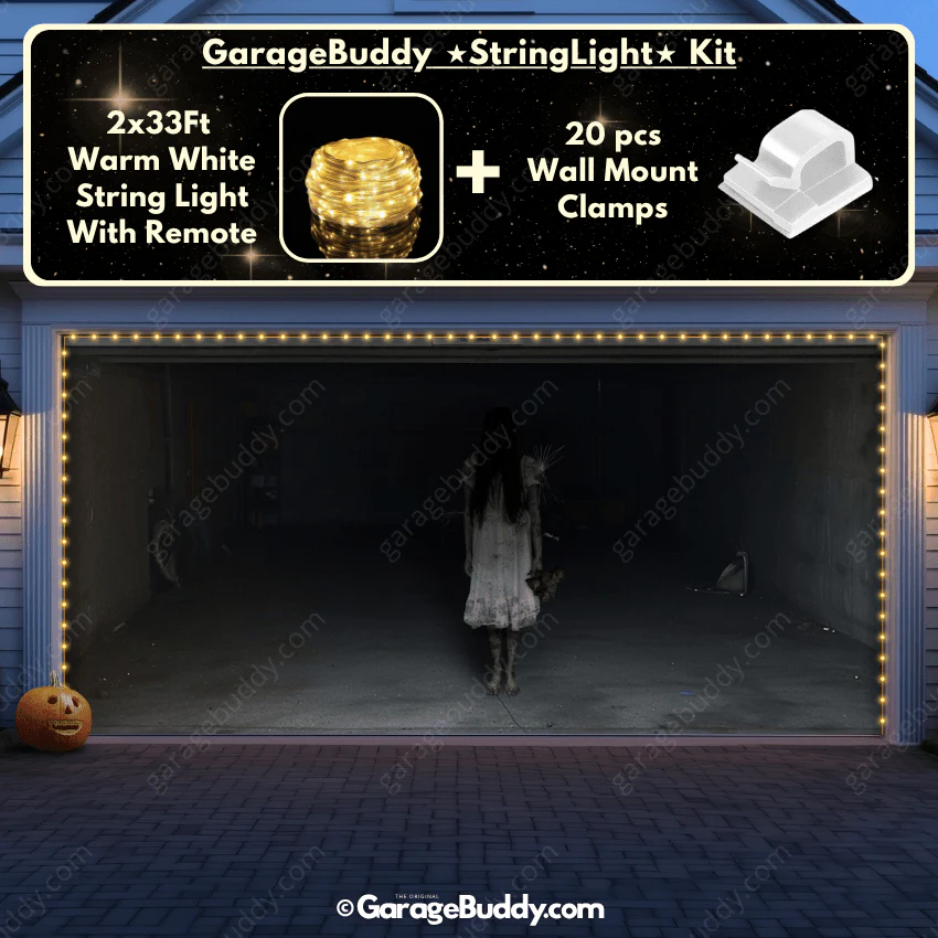 Possessed Girl | Halloween Garage Door Cover - Image 21