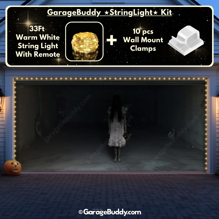 Possessed Girl | Halloween Garage Door Cover - Image 25