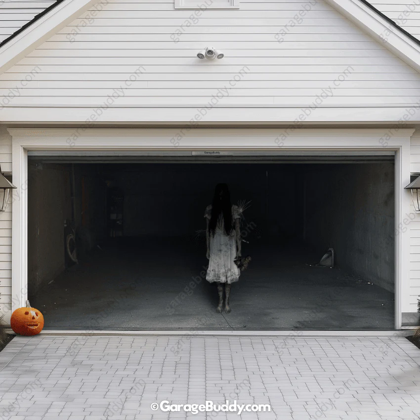 Possessed Girl | Halloween Garage Door Cover - Image 7