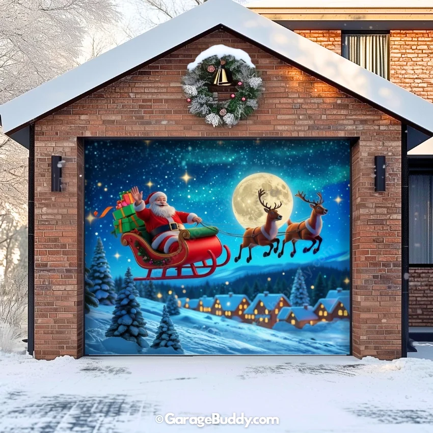 Christmas Garage Door Covers