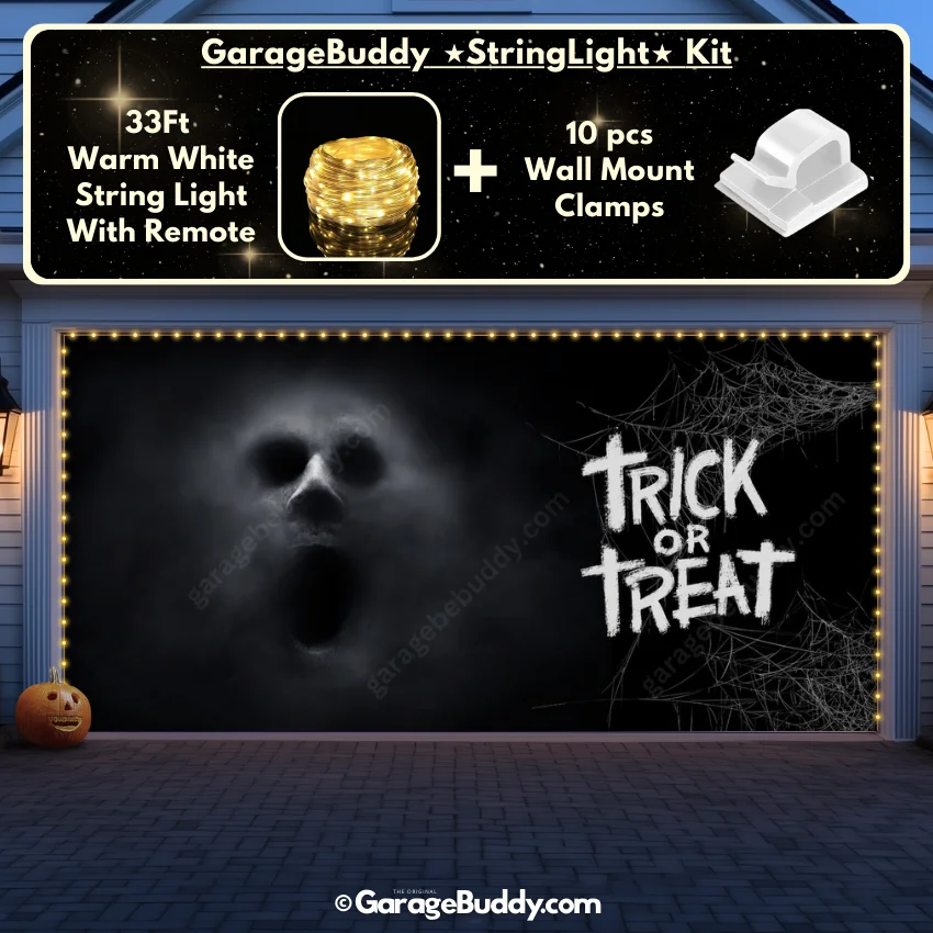 Ghostly Figure | Halloween Garage Door Cover - Image 14