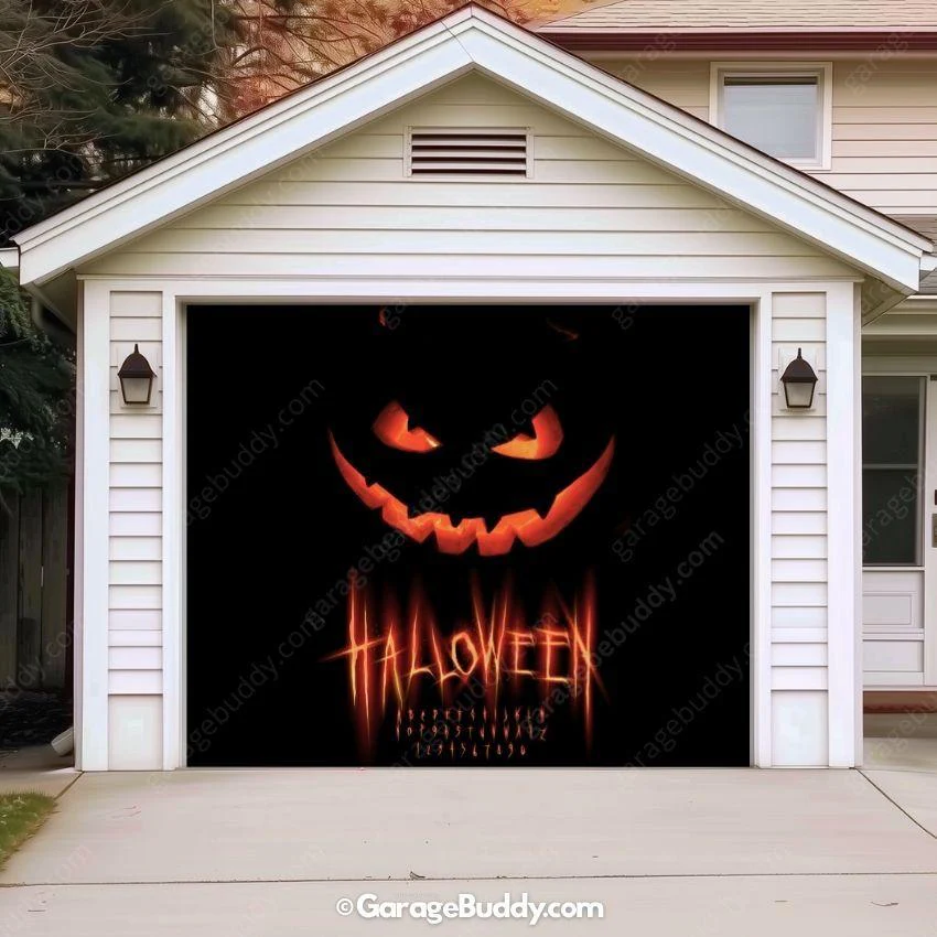 Spooky Halloween | Halloween Garage Door Cover - Image 10