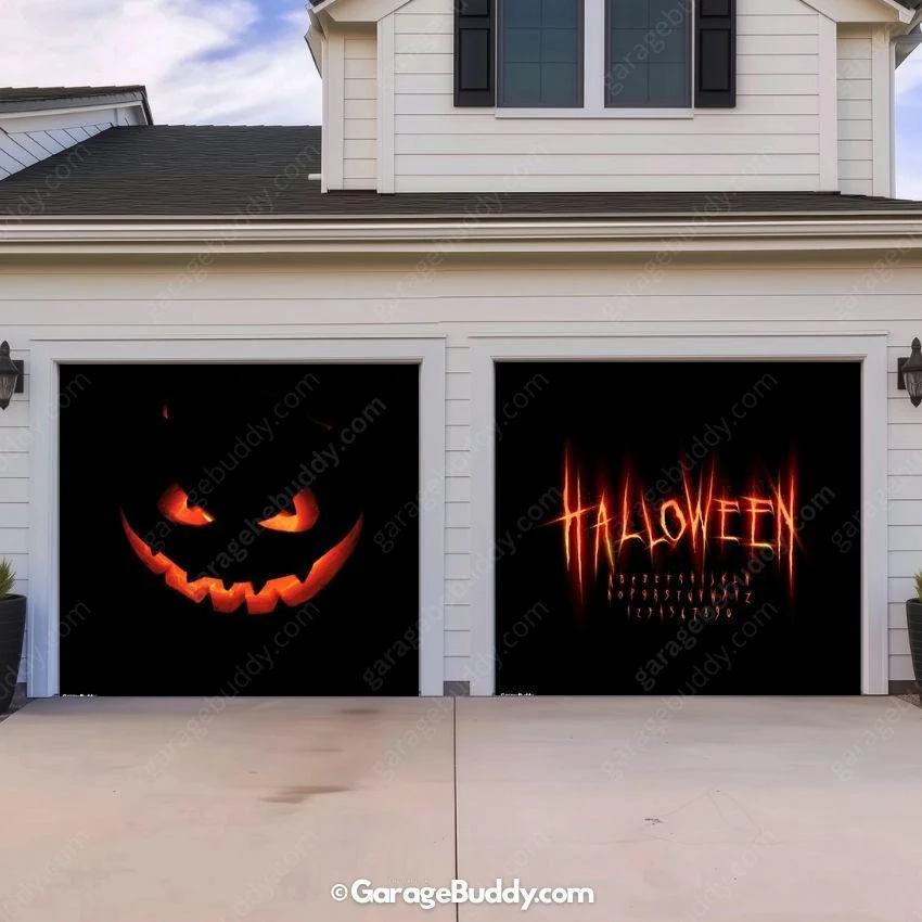 Spooky Halloween | Halloween Garage Door Cover - Image 3