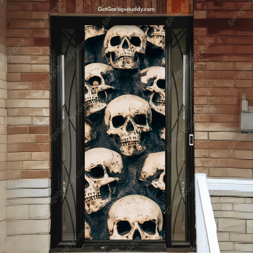 Skulls | Halloween Front Door Cover - Image 8
