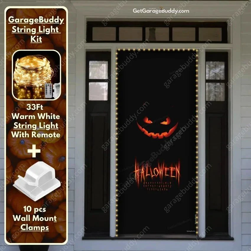 Spooky Halloween | Halloween Front Door Cover - Image 4