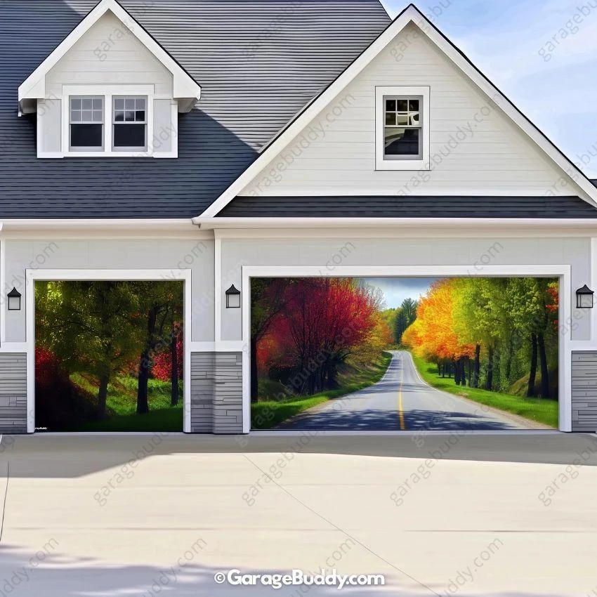Spring Drive | Nature Garage Door Cover - Image 13