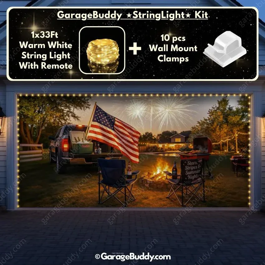 Stars Stripes & Summer Nights | Patriotic Garage Door Cover - Image 26