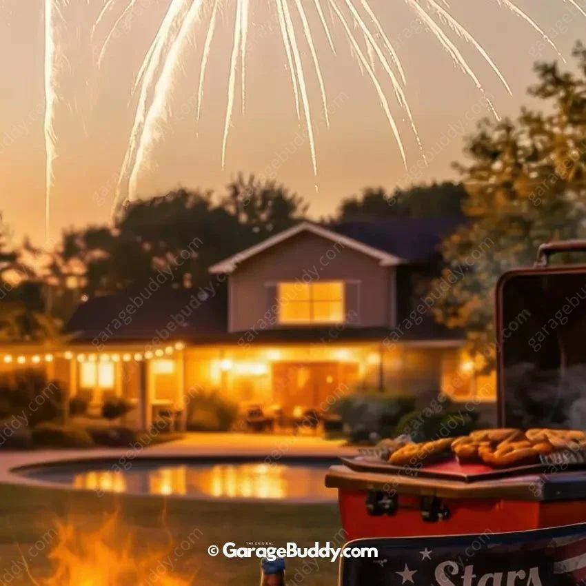 Stars Stripes & Summer Nights | Patriotic Garage Door Cover - Image 5