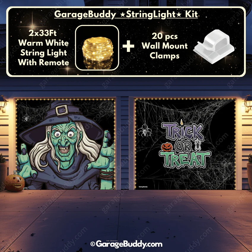 Ugly Witch | Halloween Garage Door Cover - Image 13