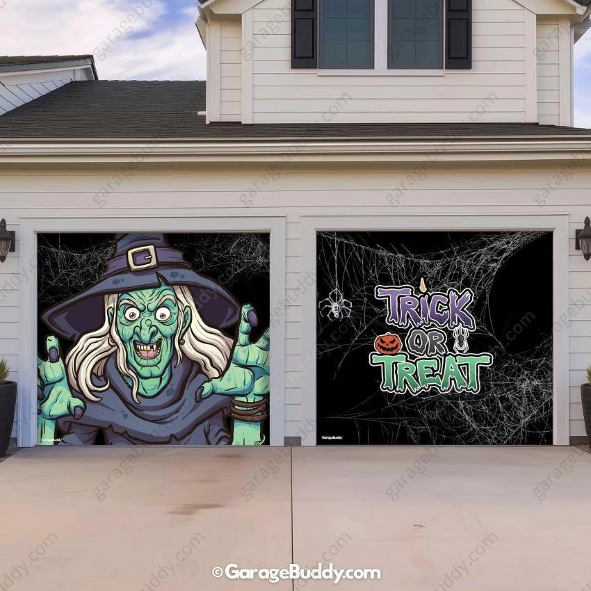 Ugly Witch | Halloween Garage Door Cover - Image 8