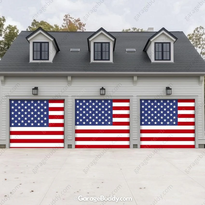 United States Of America Flag | Patriotic Garage Door Cover - Image 10