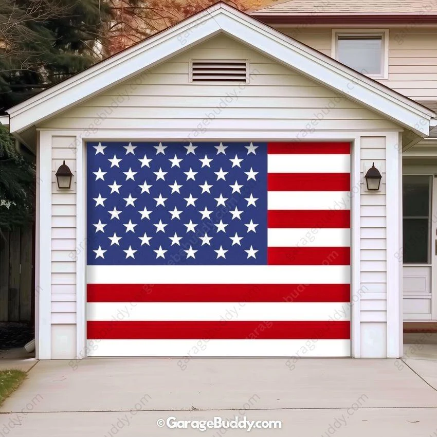 United States Of America Flag | Patriotic Garage Door Cover - Image 13