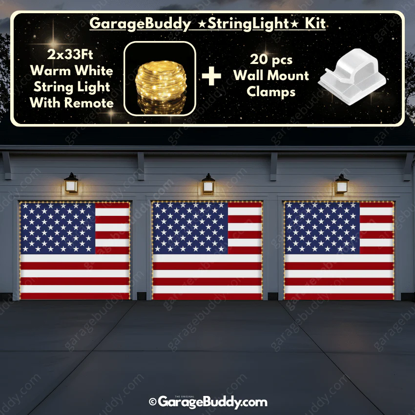 United States Of America Flag | Patriotic Garage Door Cover - Image 16