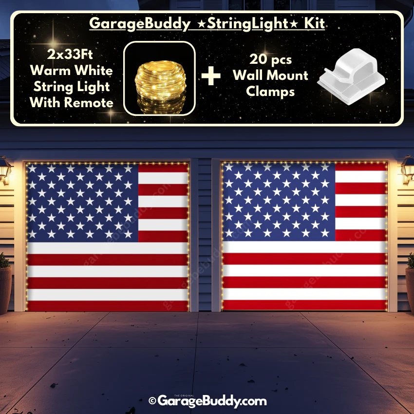 United States Of America Flag | Patriotic Garage Door Cover - Image 20