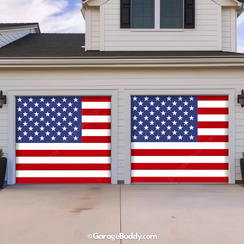 United States Of America Flag | Patriotic Garage Door Cover - Image 21