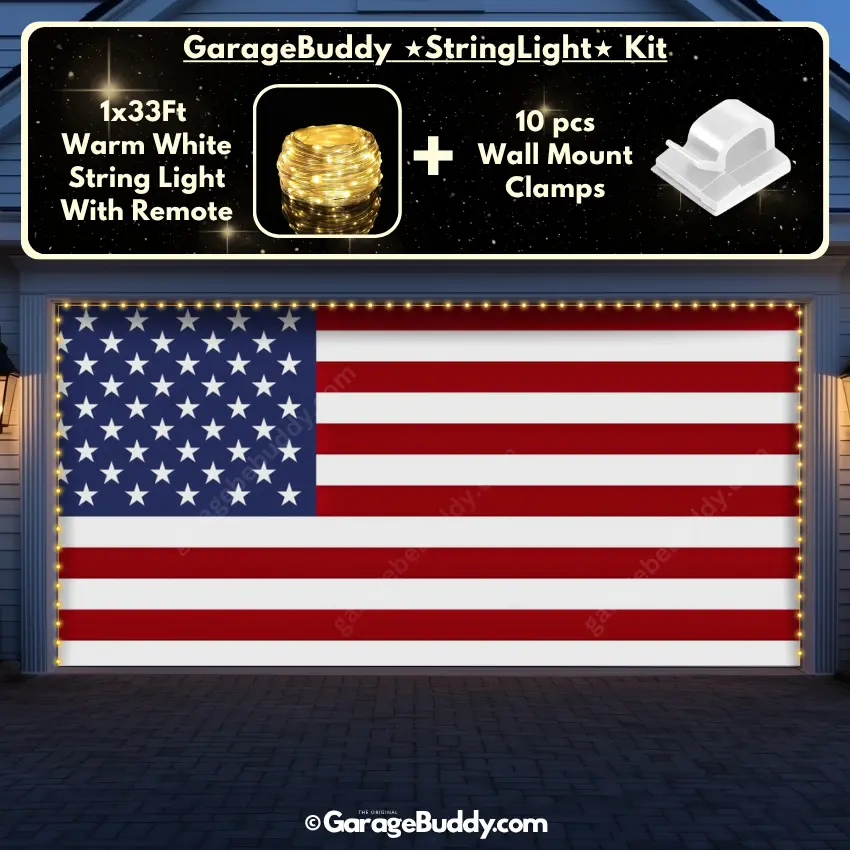 United States Of America Flag | Patriotic Garage Door Cover - Image 22