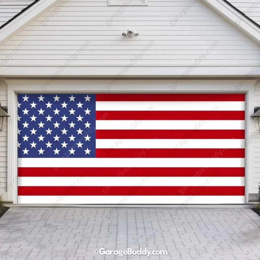 United States Of America Flag | Patriotic Garage Door Cover - Image 5