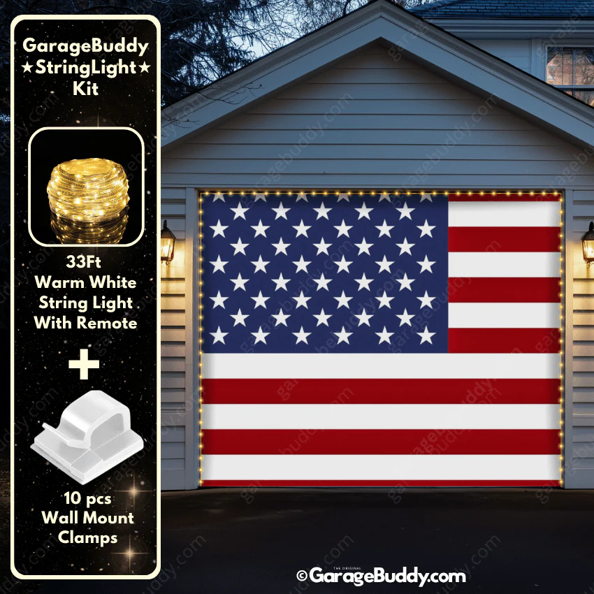 United States Of America Flag | Patriotic Garage Door Cover - Image 6